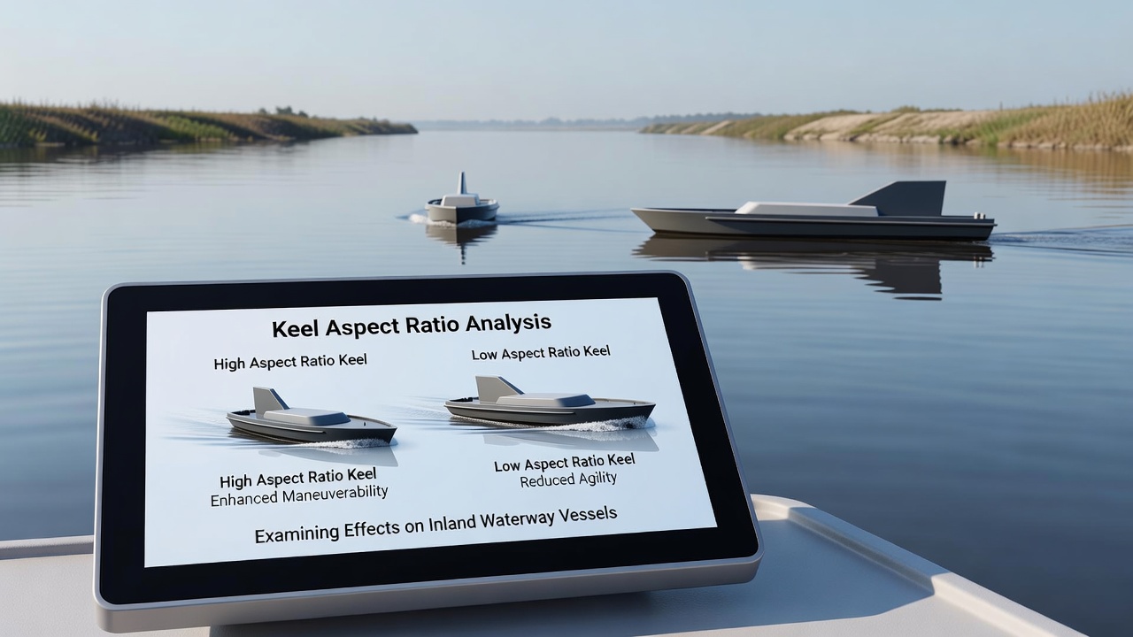 Examining the Effects of Keel Aspect Ratios on Maneuverability in Inland Waterway Vessels